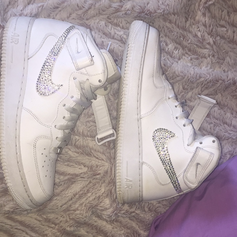 Bling Nike AirForce 1’s women’s size 9